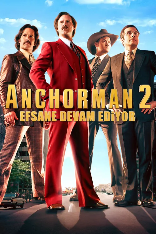 Anchorman 2: Efsane Devam Ediyor İndir posteri
